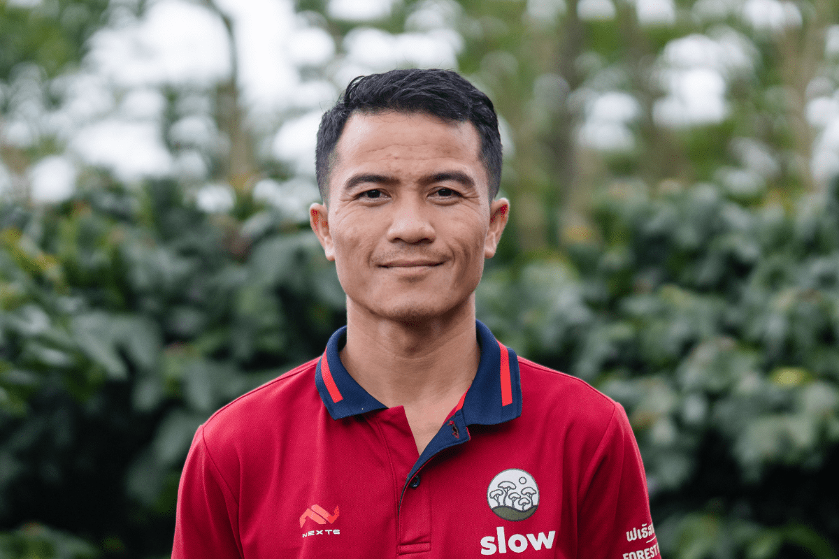 Sombuth Champasy (farm manager at Lakkhao)