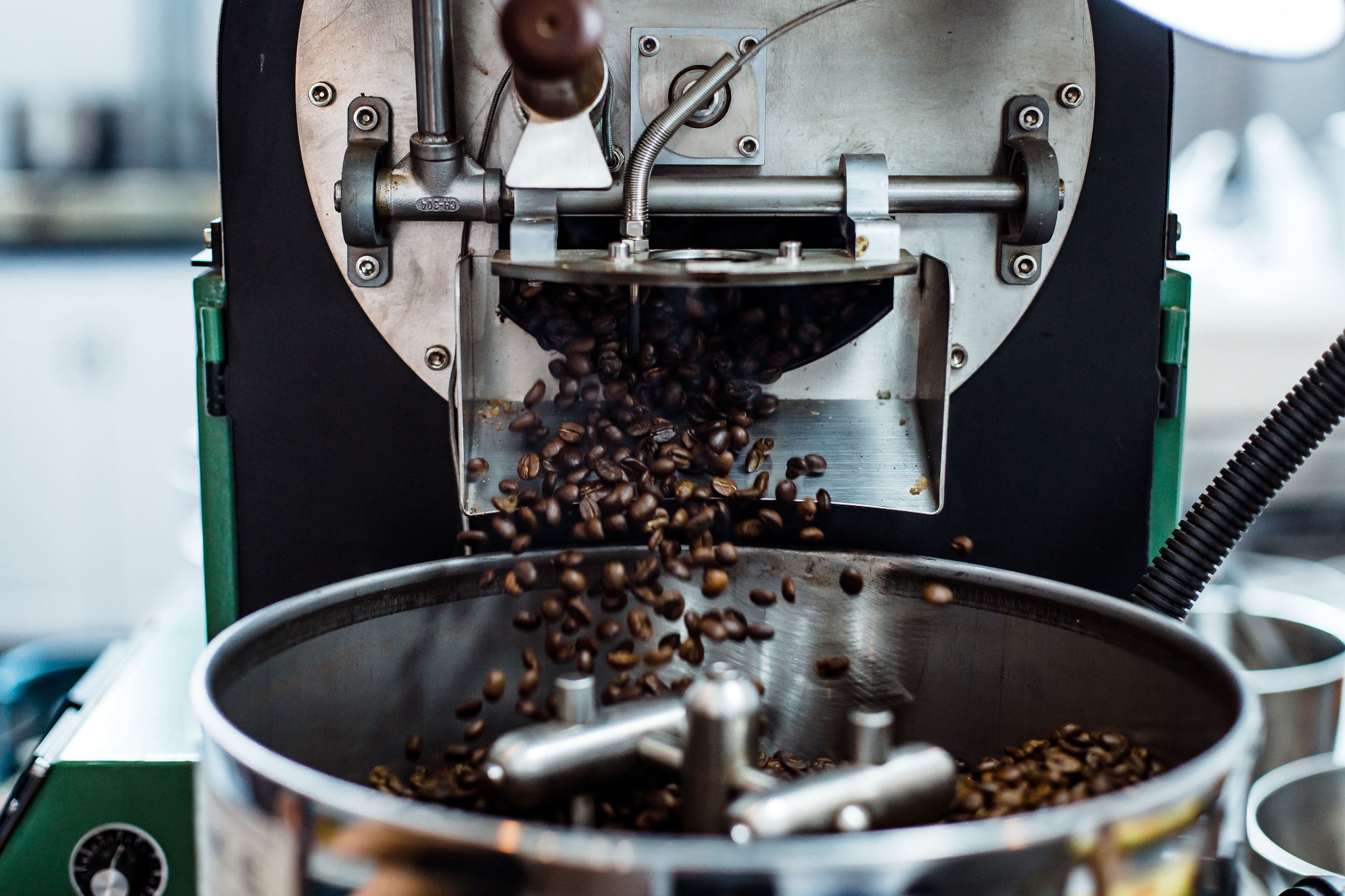 Coffee Beans Roasting by Slow